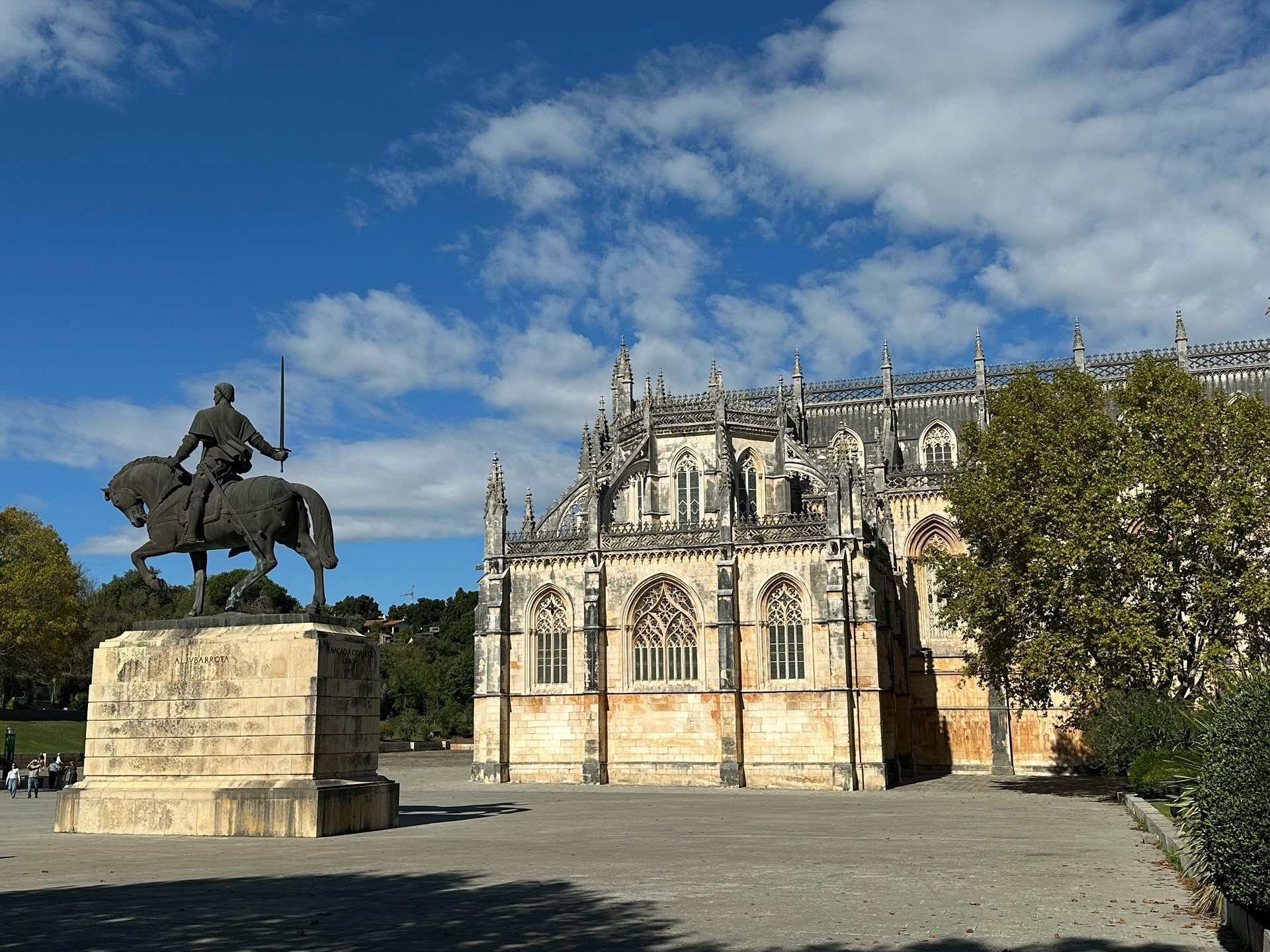 Batalha Monastery with intricate Gothic façades and Manueline details